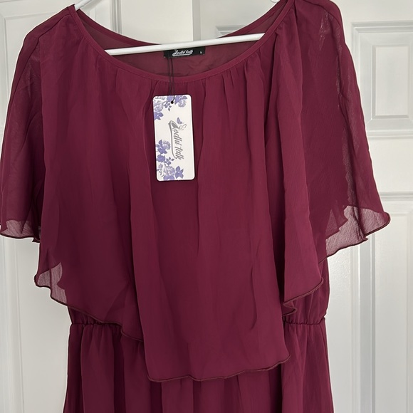 NWT WOMENS PARTY/WEDDING GUEST DRESS.  SIZE LARGE AND MEDIUM - Picture 3 of 6